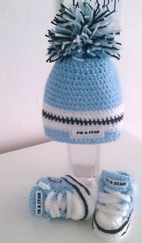 Scarpe all uncinetto bambino - all'uncinetto,