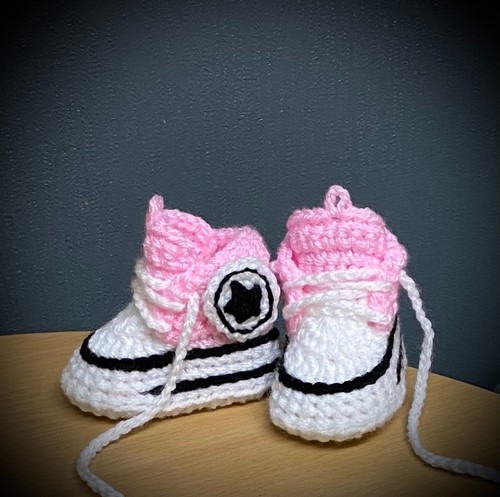 Scarpe all uncinetto neonato - all'uncinetto,