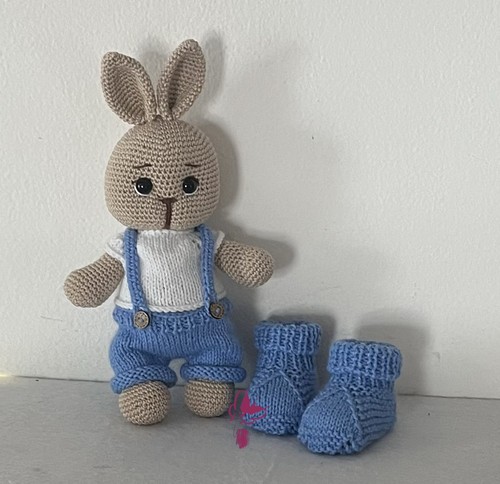 Coniglio amigurumi scarpine - amigurumi,,
