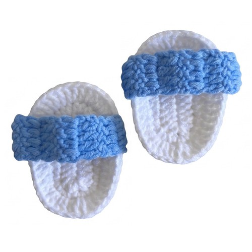 Pairs baby crochet sandals - 3,