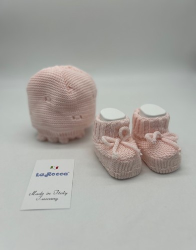 Set lana cappellino - lana, cappellino+scarpine